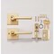 Sure-Loc Hardware Vail Handleset, Zermatt Full Plate Handleset Trim, Satin Brass VL507-ZT SB - alternate 2